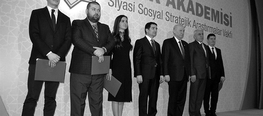 TASAVdan Kuruluşunun 50. Yılında MHP Paneli ve Ödül Töreni. Töre MHP Lideri Devlet Bahçeli de katıldı.